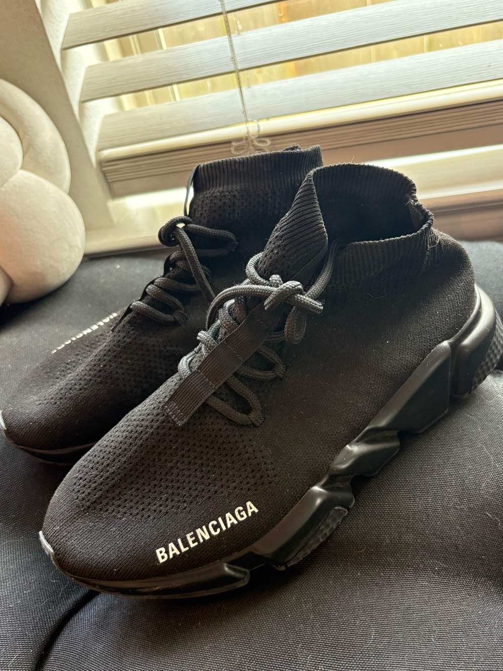 Balenciaga Women’s Black Speed Trainer Sock Sneakers